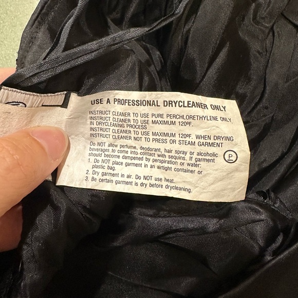 Vintage Black 80s 90s Party Dress Rob Hill Sz 13/14 - Picture 7 of 10